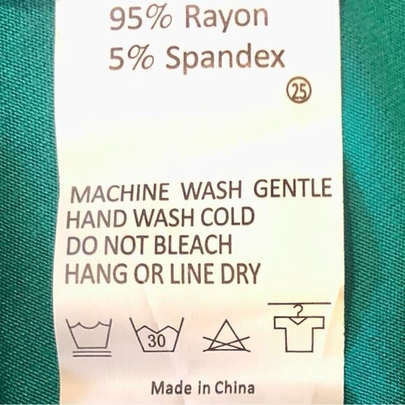 Above the Knee Knit A-Line Shift Dress in Green Women’s Large - Picture 4 of 4